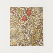 Golden Lily Pattern Versie 2 van William Morris Wandkleed (Voorkant)