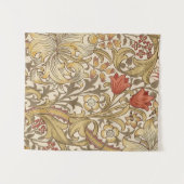 Golden Lily Pattern Versie 2 van William Morris Wandkleed (Voorkant (horizontaal))