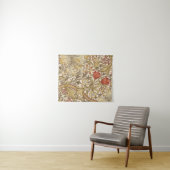 Golden Lily Pattern Versie 2 van William Morris Wandkleed (In Situ (horizontaal))