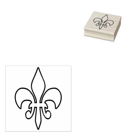 Golden Lily schetsen en jouw ideeën Rubberstempel (Gestempeld)