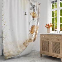 Golden Lily Serenity: Waterverf bruine lelies