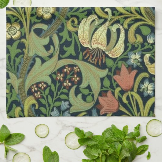 Golden Lily Theedoek (Gevouwen)