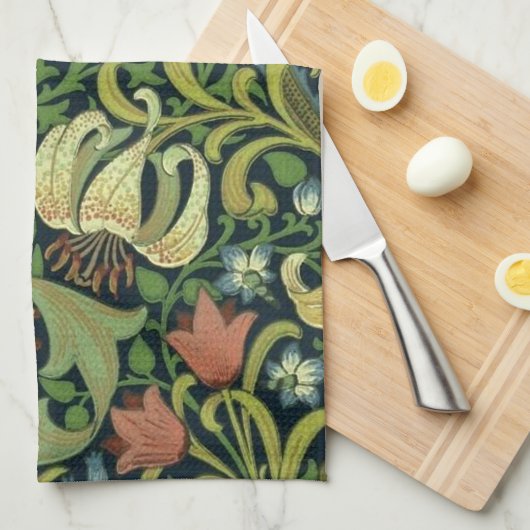 Golden Lily Theedoek (Quarter Fold)