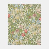Golden Lily van William Morris Fleece Deken (Voorkant)
