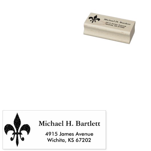 Golden Lily vol en jouw ideeën Rubberstempel (Gestempeld)