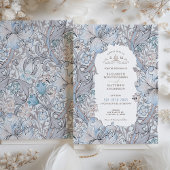 Golden Lily Wedding Suite Roze Crème Morris Kaart