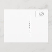 Golden Lily Wildflower Greetings Keepomwille Briefkaart (Achterkant)