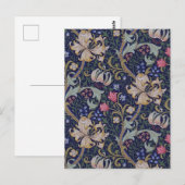 Golden Lily, William Morris Briefkaart (Voorkant / Achterkant)