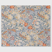 Golden Lily, William Morris Cadeaupapier (Vlak)