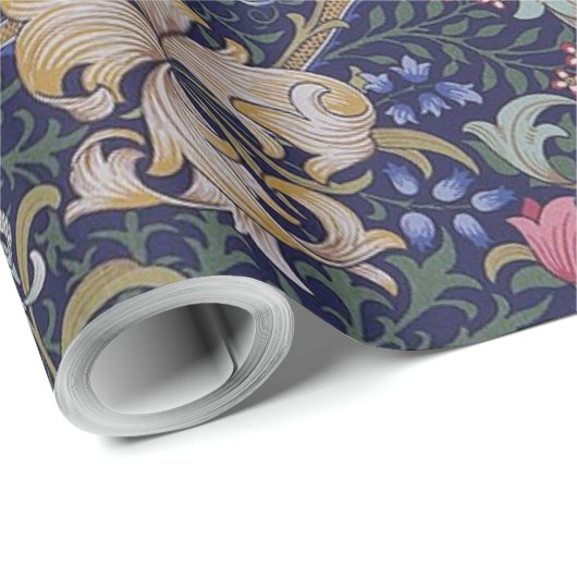 Golden Lily, William Morris Cadeaupapier (Rol Hoek)