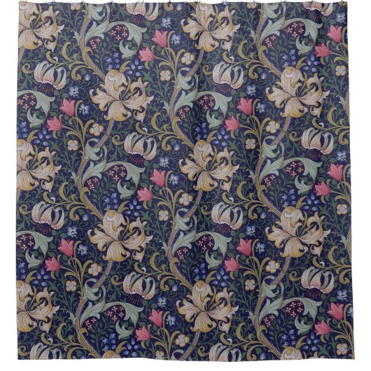 Golden Lily, William Morris Douchegordijn (Voorkant)