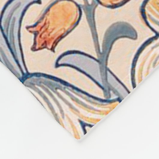Golden Lily, William Morris Fleece Deken (Hoek)