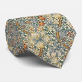 Golden Lily William Morris Floral Stropdas (Opgerold)