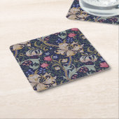 Golden Lily, William Morris Kartonnen Onderzetters (Schuin)