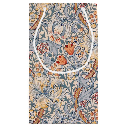 Golden Lily, William Morris Klein Cadeauzakje (Achterkant)