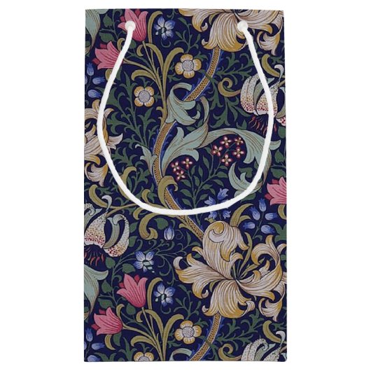 Golden Lily, William Morris Klein Cadeauzakje (Achterkant)