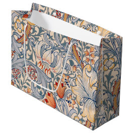 Golden Lily, William Morris Large Gift Bag Groot Cadeauzakje