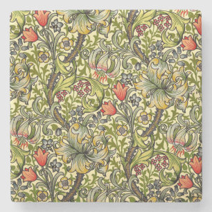 Golden Lily  William Morris Stenen Onderzetter