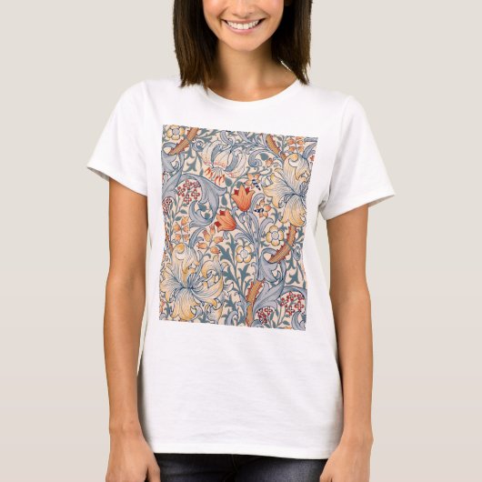 Golden Lily, William Morris T-shirt (Voorkant)