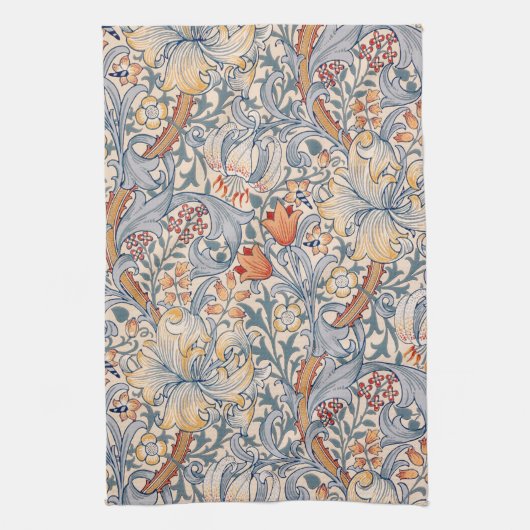 Golden Lily, William Morris Theedoek (Verticaal)