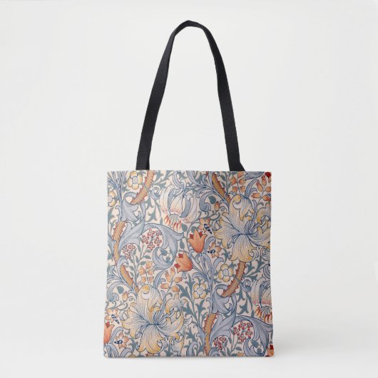 Golden Lily, William Morris Tote Bag (Voorkant)