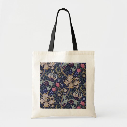 Golden Lily, William Morris Tote Bag (Voorkant)