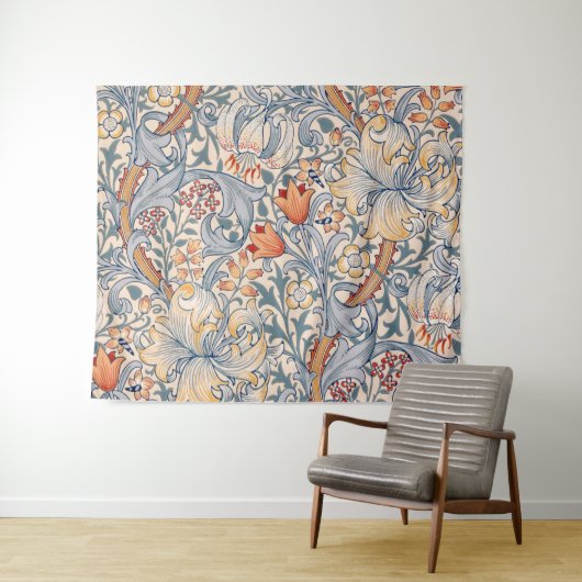 Golden Lily, William Morris Wandkleed (In Situ (horizontaal))