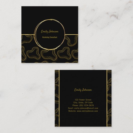 Golden Lines Style Solutions Visitekaartje (Voorkant / Achterkant)