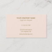 Golden Lines Visitekaartje (Achterkant)