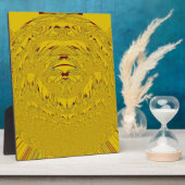 Golden Lion Head Art Print Fotoplaat (Zijkant)