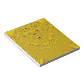 Golden Lion Head Art Print Notitieblok (Schuin)