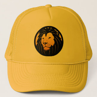 Golden Lion Head Logo Trucker Hat Trucker Pet