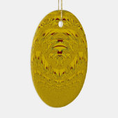 Golden Lion-hoofdvormontwerp Keramisch Ornament (Rechts)