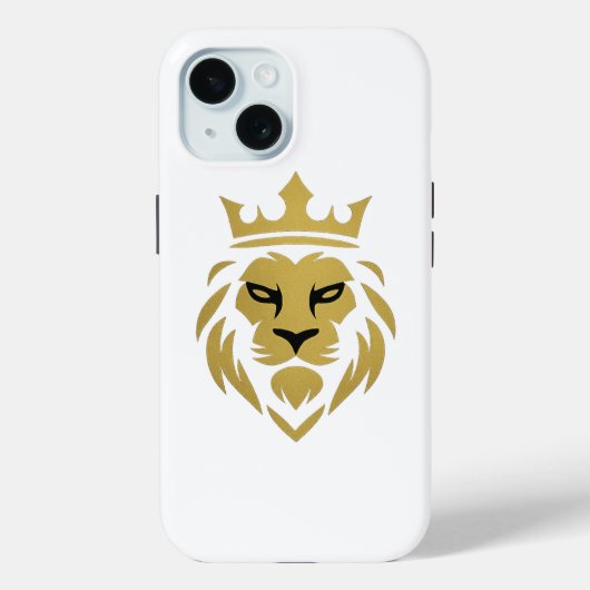 🦁 Golden Lion Luxe Telefoonhoes – Krachtig & vet Case-Mate iPhone Case (Achterkant)
