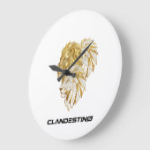 Golden Lion Wall Clock – Majestic Design Grote Klok (Hoek)