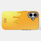 Golden Liquid Dripping Abstract Case-Mate iPhone Case (Achterkant (horizontaal))