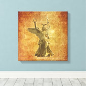 Golden Lizzy Canvas Afdruk (Insitu (Houten vloer))