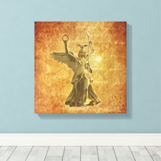 Golden Lizzy Canvas Afdruk (Insitu (Houten vloer))