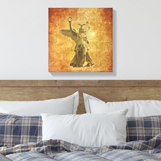 Golden Lizzy Canvas Afdruk (Insitu (Slaapkamer))