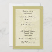 Golden Look Rozen Vow Verlengingsuitnodiging Kaart (Achterkant)