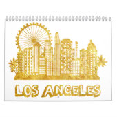 Golden Los Angeles Cityscape Kalender (Hoes)