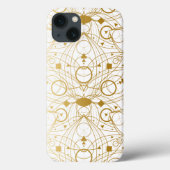 Golden Lotus Design Luxury Case-Mate iPhone Case (Achterkant)