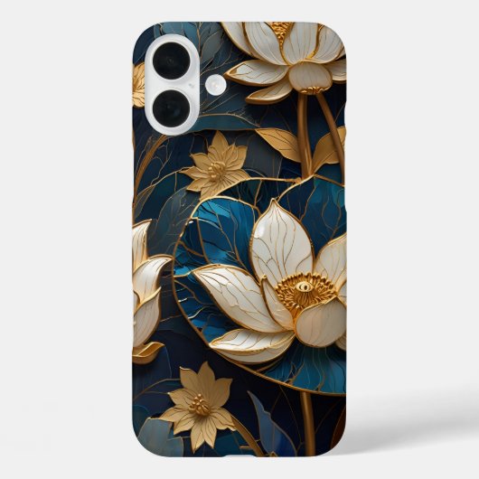 "Golden Lotus Elegance - Luxe iPhone Case" Case-Mate iPhone Case (Achterkant)