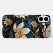 "Golden Lotus Elegance - Luxe iPhone Case" Case-Mate iPhone Case (Achterkant (horizontaal))