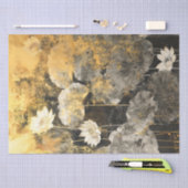 Golden Lotus Elegance waterverf Tissuepapier (Craft)