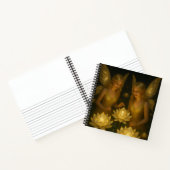 Golden Lotus Fairy Gift Magical Fantasy Notitieboek (Binnen)