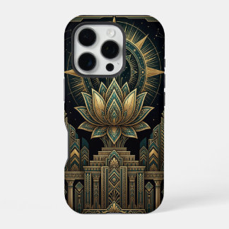 Golden Lotus Flower | iPhone 16 Pro Case Hoesje