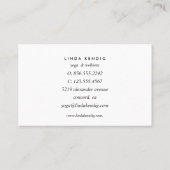 Golden Lotus | Groen | wellnessmassageyoga Visitekaartje (Achterkant)