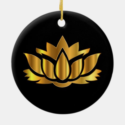 Golden Lotus Ornament (Achterkant)