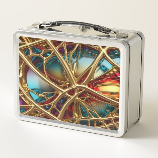 Golden Love #454 - Metalen lunchbox (Achterkant)